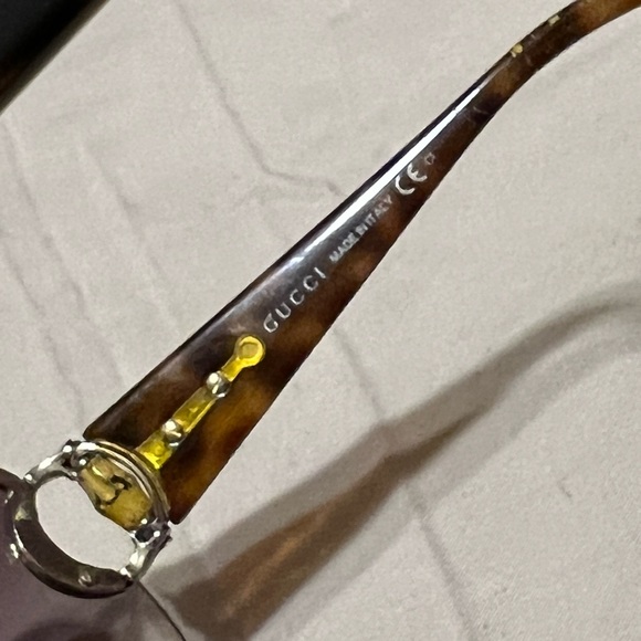 SOLD**** Authentic Gucci Bamboo Sunglasses GG 2875/S tortoise - Picture 5 of 15